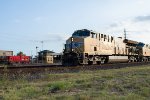 UP 2635 passes the Rosenberg Railroad Museum 